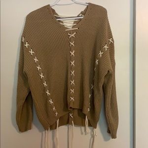 Tan Forever 21 sweater
